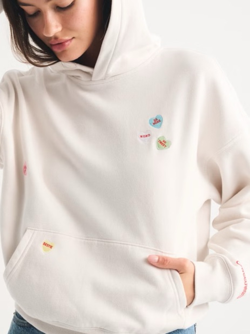 Abercrombie sweethearts Sunday Popover Hoodie XS A&F Sunday Popover Hoodie